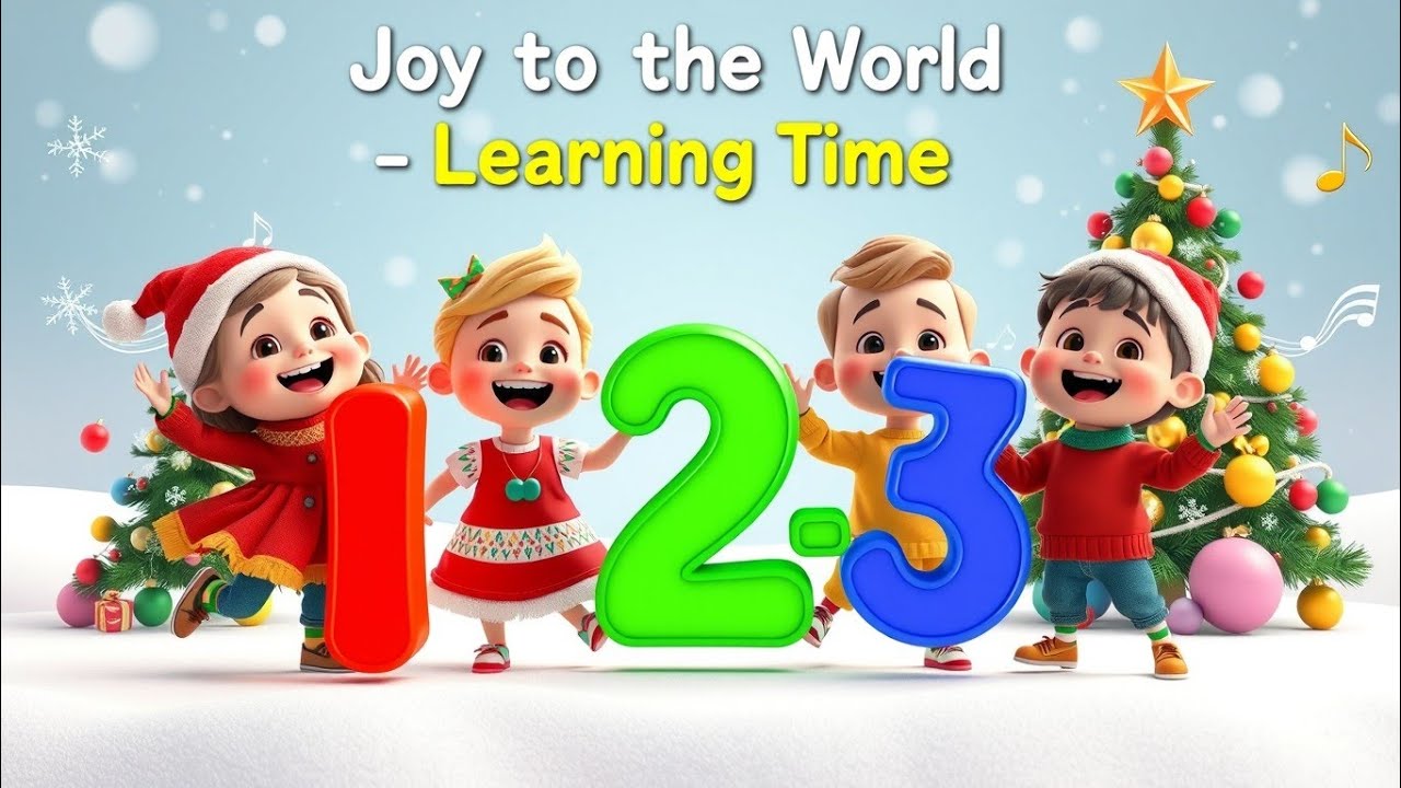 “Joy to the World Christmas Song for Kids | Learn Shapes, Colors & Numbers | Do-Do-Do Ta-Ta-Ta”