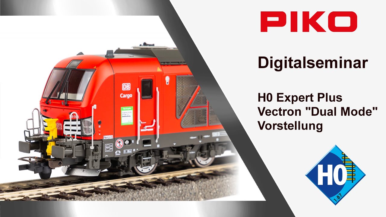 PIKO [D115] Digitalseminar Vorstellung Expert Plus Vectron "Dual Mode" 55928/55929