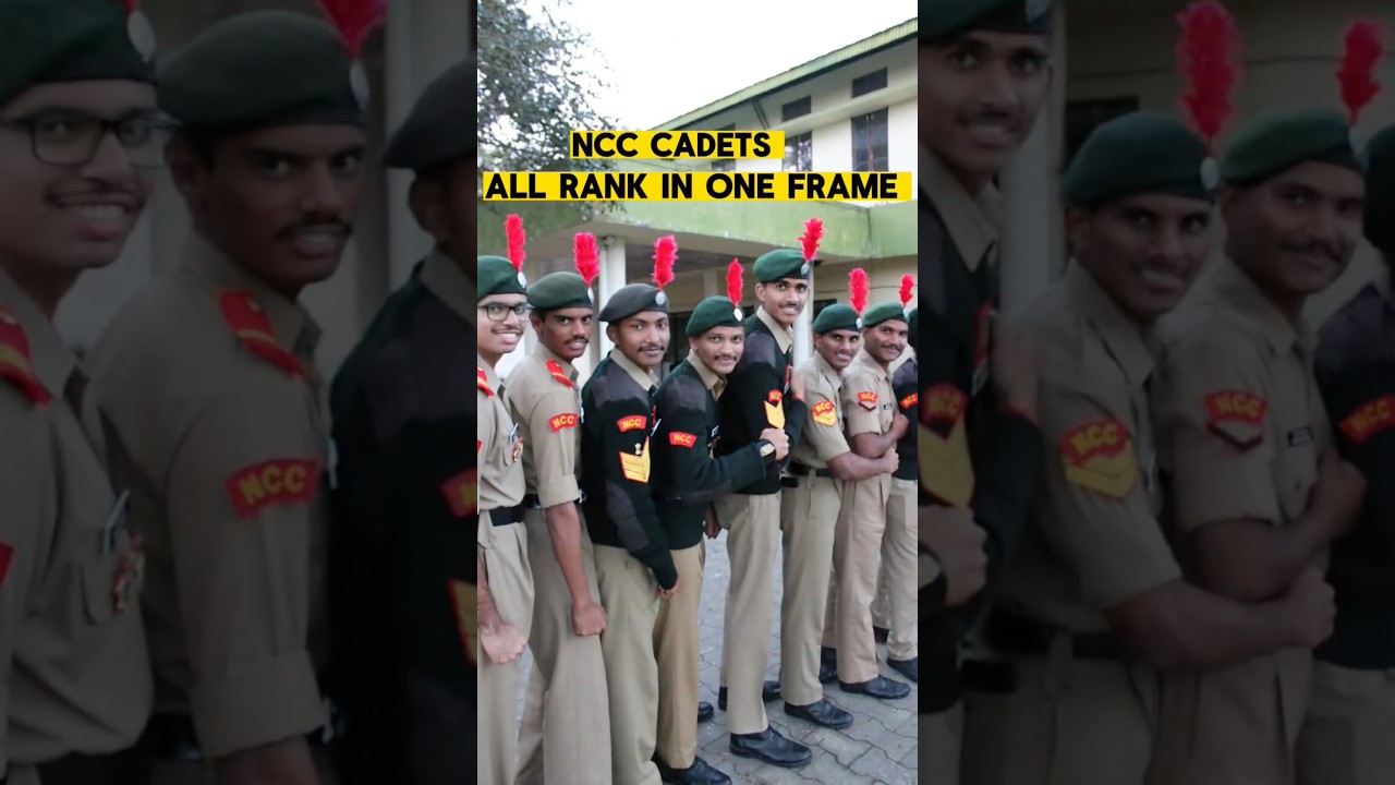 Rank structure NCC cadets (Army wing) ll 