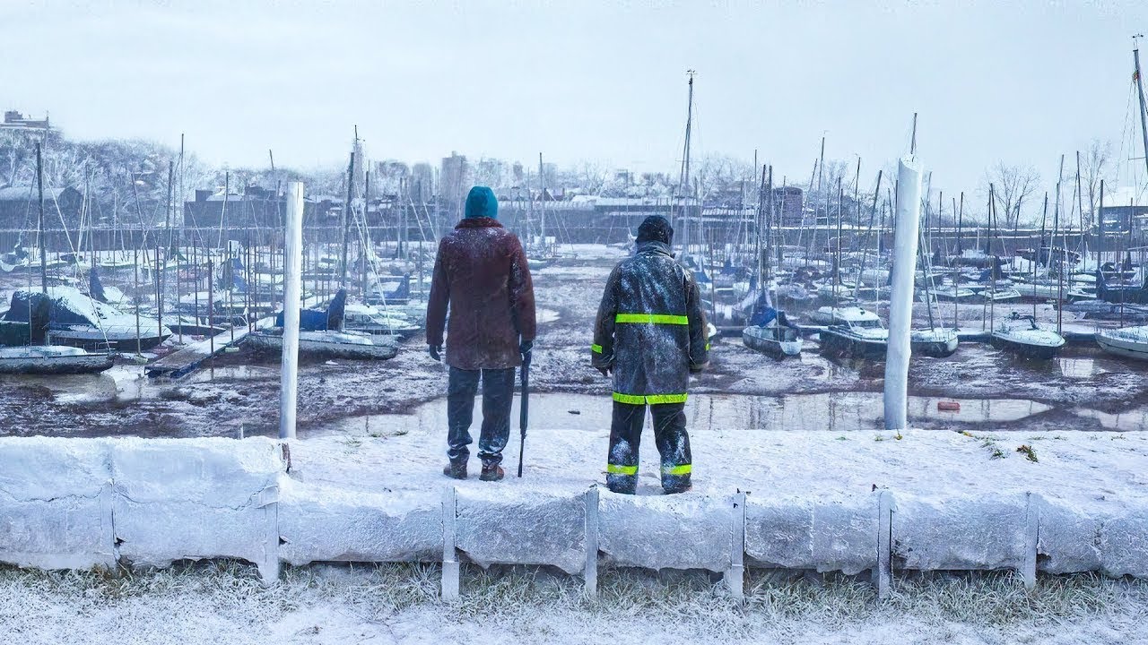 Dans le futur, les gens se réveillent et découvrent que la neige toxique a tué 99 % de l’humanité !