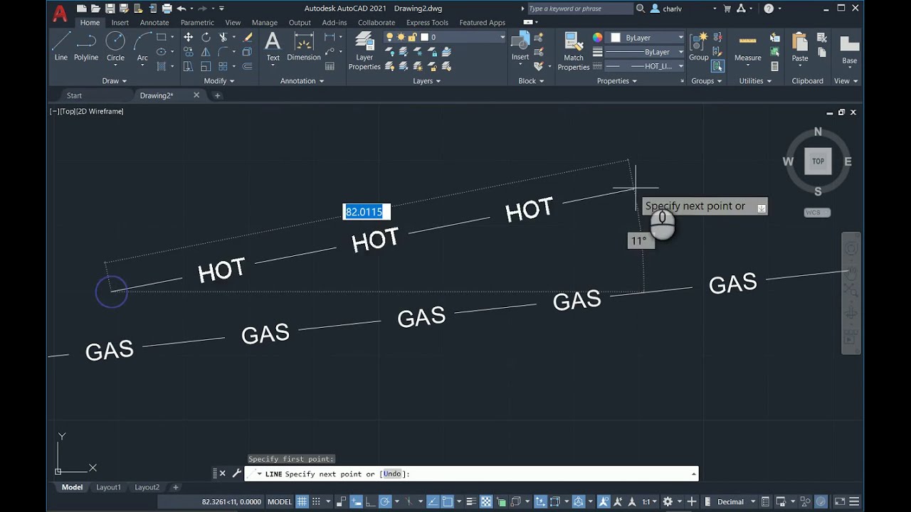 Создание собственного типа линии AutoCAD путем изменения lin-файла
