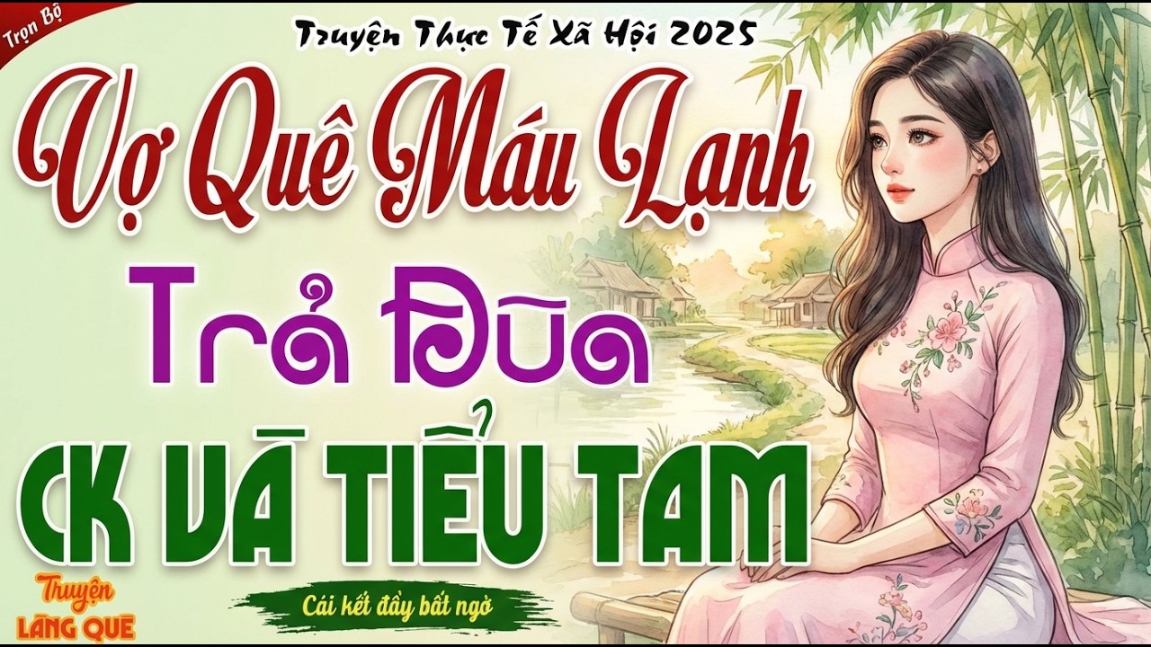 Truyện hay nghe quên cả ngủ： VỢ QUÊ MÁU LẠNH TRẢ ĐŨA CHỒNG VÀ NHÂN TÌNH - Kể chuyện đêm khuya