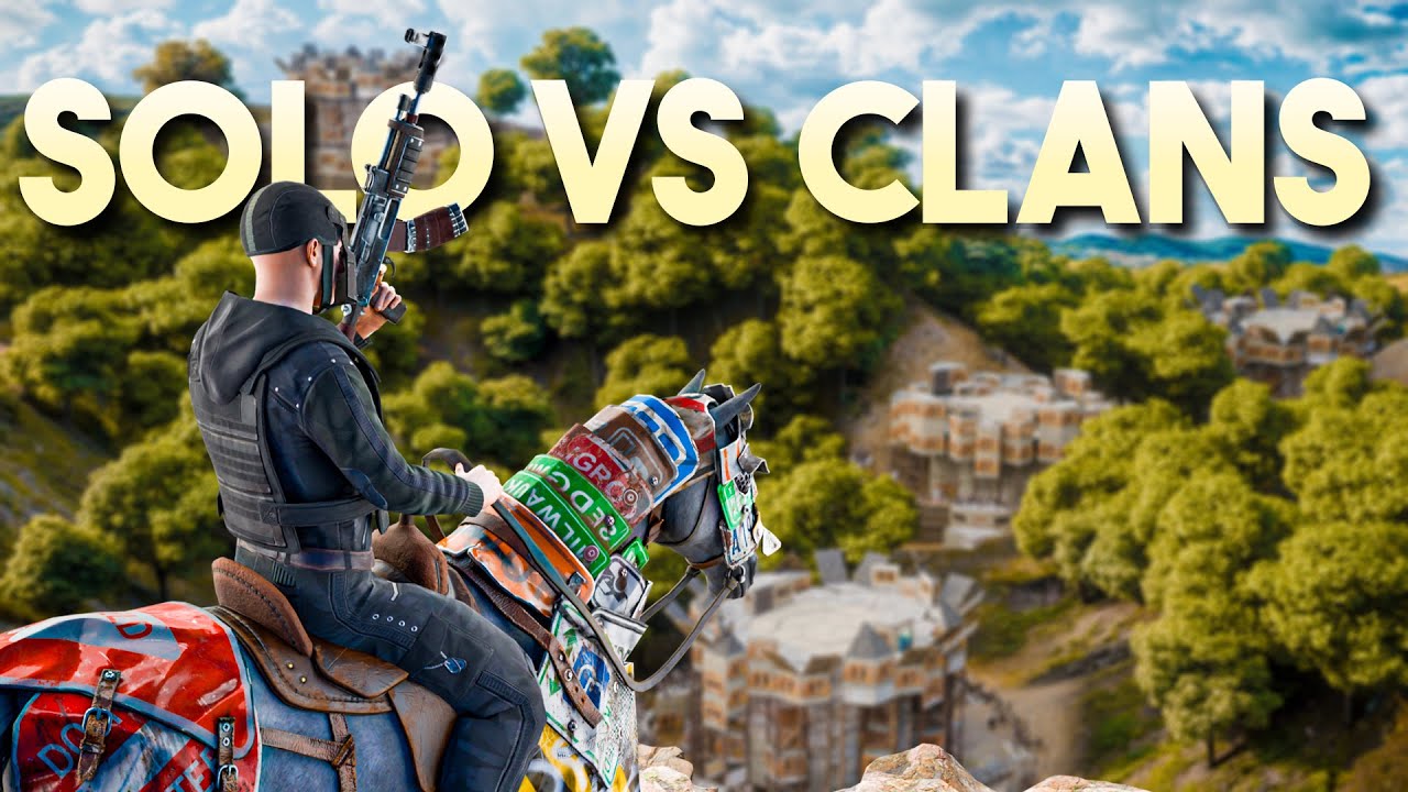 SOLO VS CLANS ON FORCE WIPE - RUST
