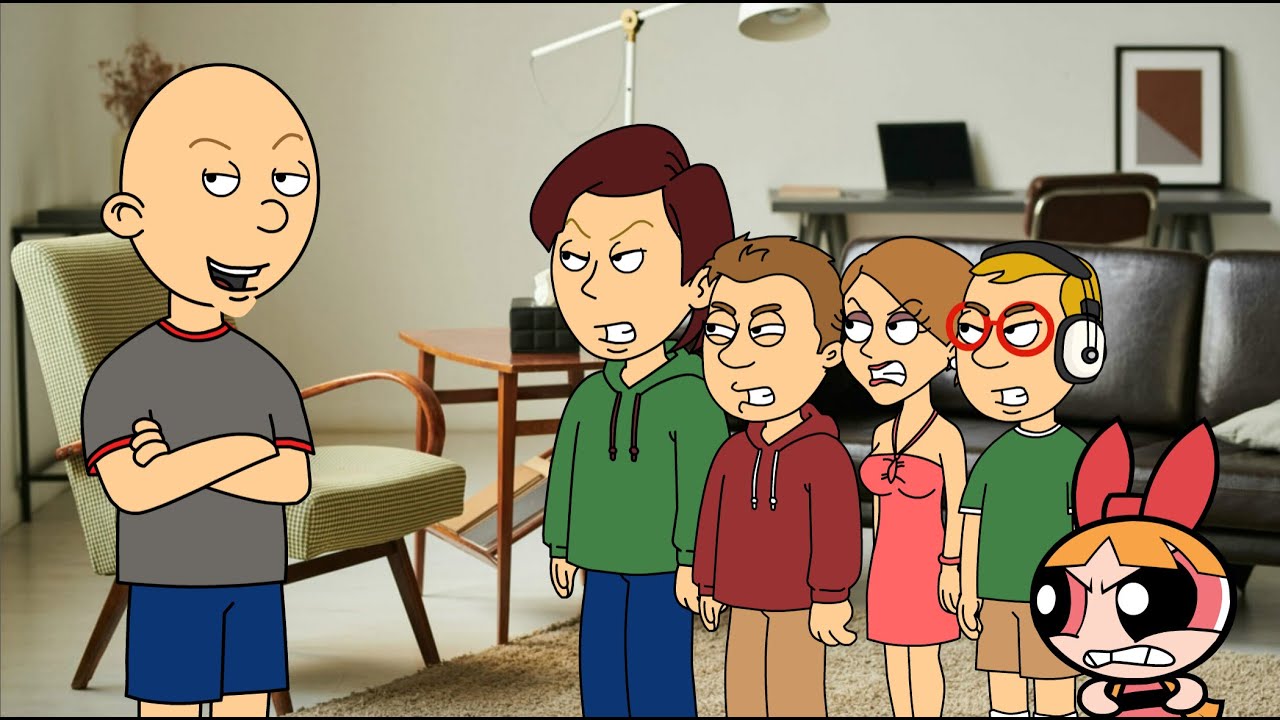 Classic Caillou Becomes a Therapist/Arrested/Grounded