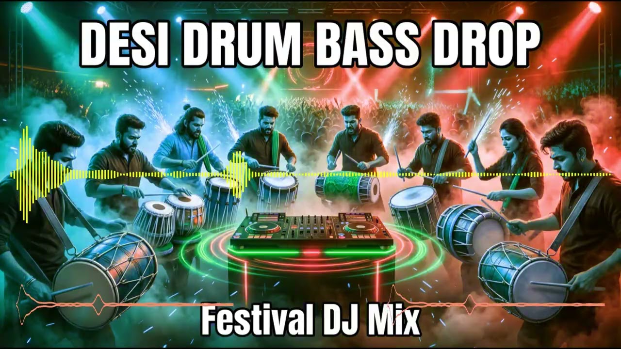 17 Minutes of Nonstop Indian Drum Power 🔥 Bass Boosted 140 BPM  | Headphones Recommended 🎧