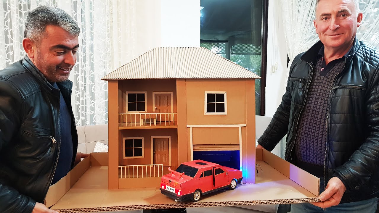 (DIY )TOFAŞ 2000 Kartondan Maket Ev Yapımı