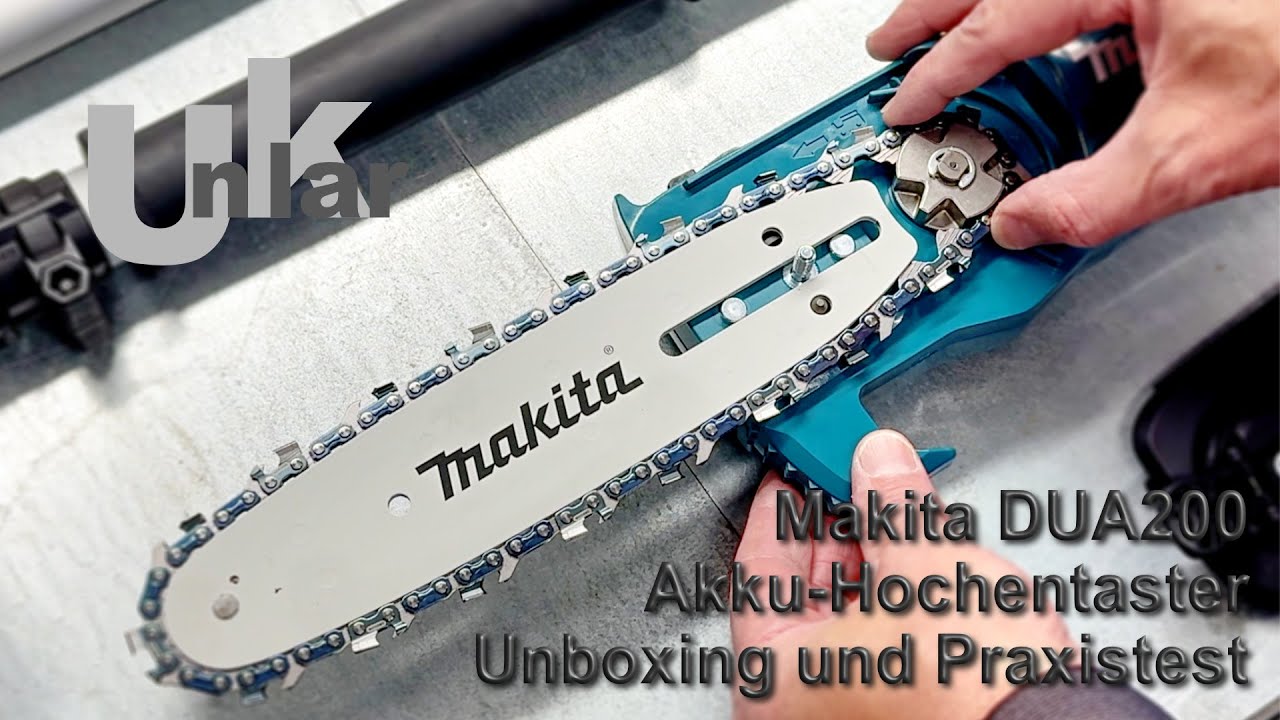 Makita DUA200 im Praxistest – Ist er ein Akku-Hochentaster und Mini-Kettensäge? Mein Fazit!