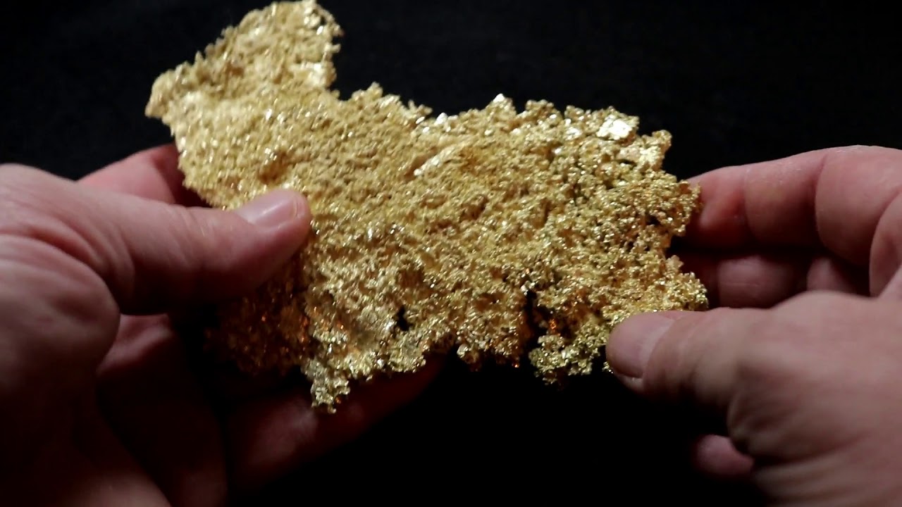 Electrum Gold Crystal Specimen