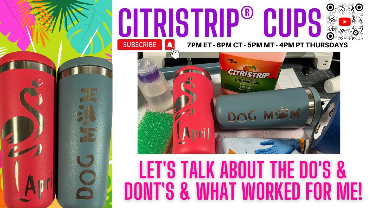 CitriStrip® Cup Making - Do's and Don't  & what worked for me!