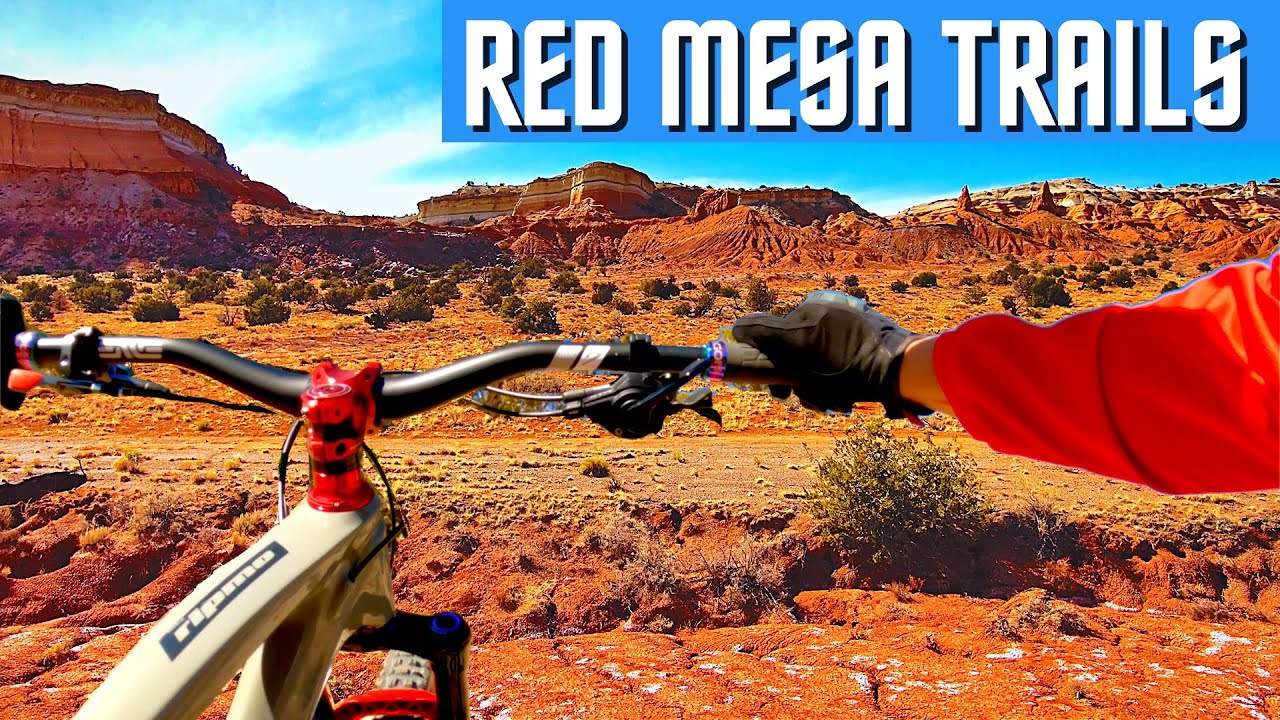 Red Mesa MTB Trails in New Mexico// Views/ Red Rocks