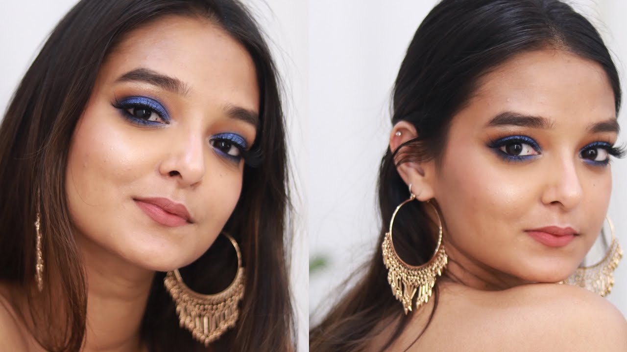 ROYAL BLUE SMOKEY EYE | EID MAKEUP DAY GLAM