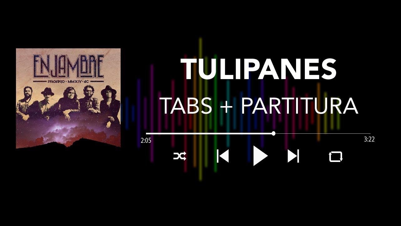 Enjambre - Tulipanes (Bass Cover/Tabs + Partitura + Acordes)