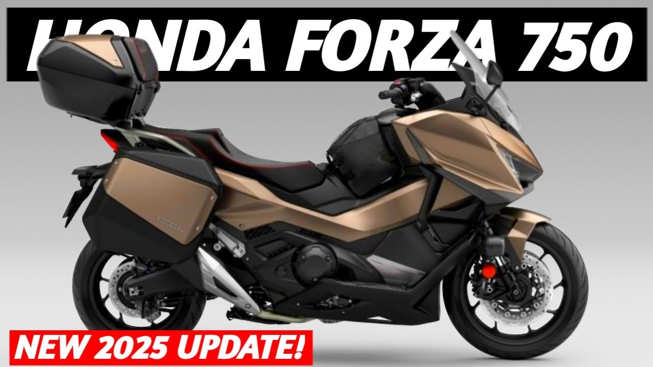 Представлен новый Honda Forza 750 2025 года: всё, что вам нужно знать! Лучшие макси-скутеры GT!