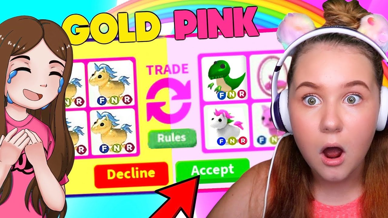 Я сыграл в челлендж «Один цвет — торговля» с другом! Roblox Adopt Me