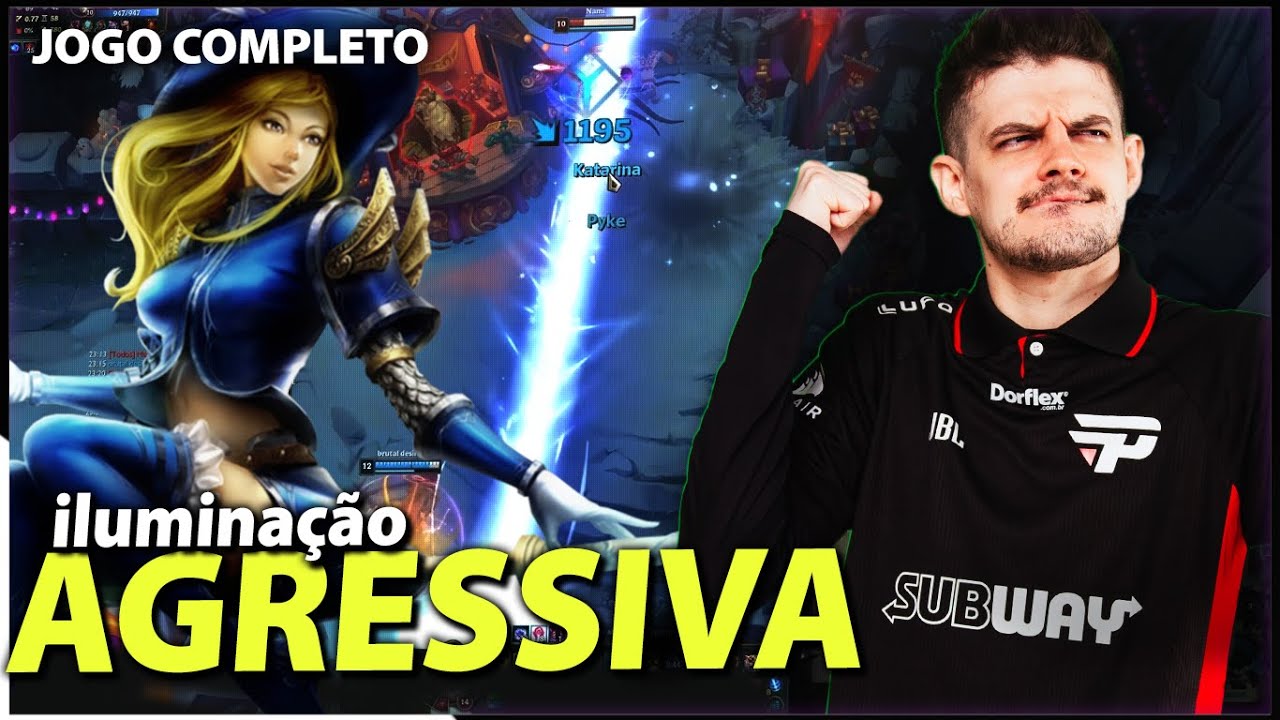 『JOGO COMPLETO』- Lux full AP de COLHEITA na bot lane! ✨