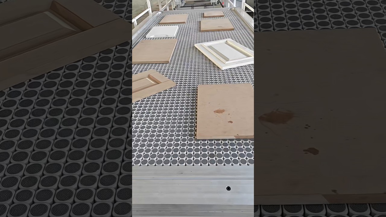 Fully auto scan PIN TM3000P-Ⅲ positive&negative press machine for MDF shutters #ZHT #highefficiency