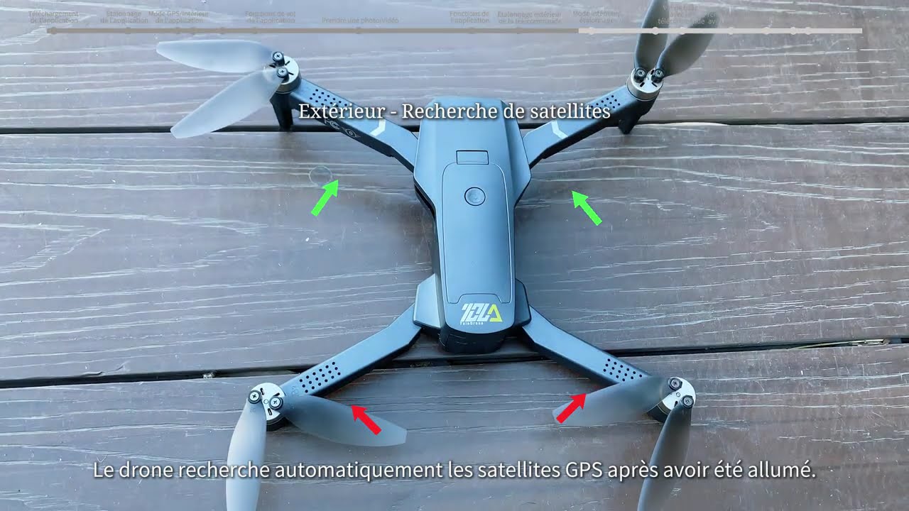 Vidéo sur le fonctionnement du drone TD31GPS (version française)