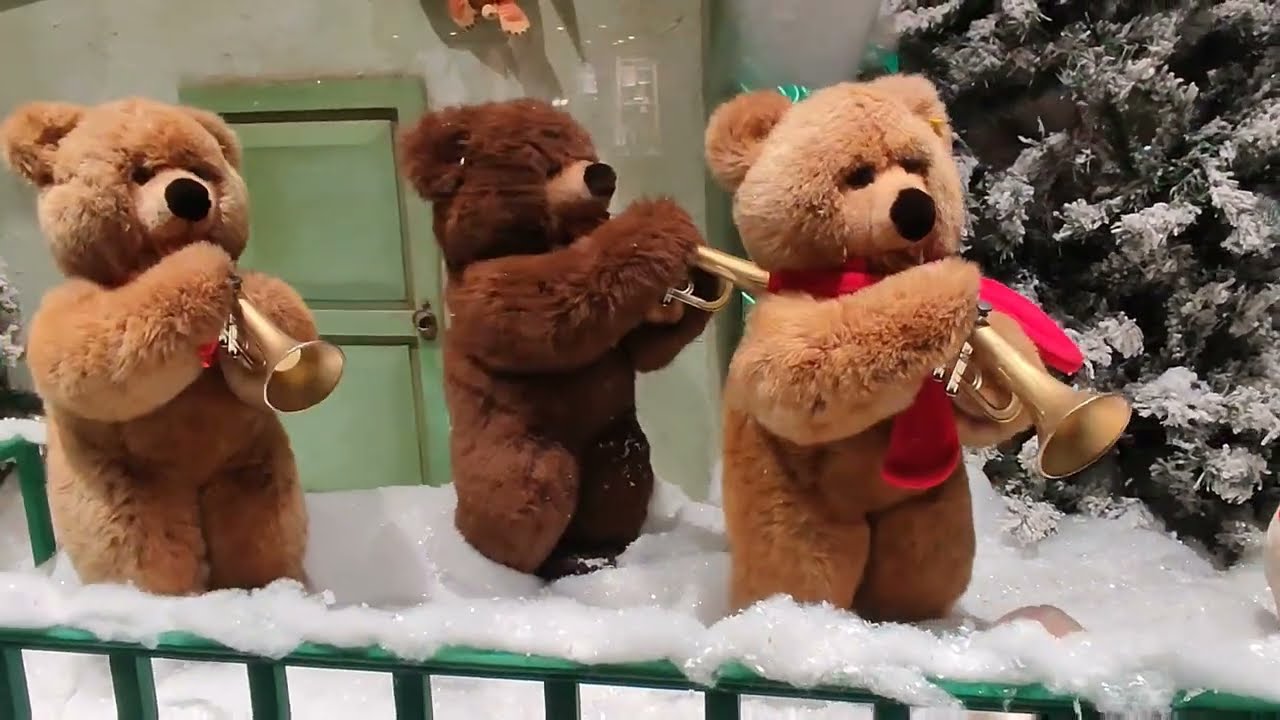 Die Steiff-Plüschtiere im Galerie-Schaufenster in Kassel |Was kocht der Hase? #christmas #teddybears