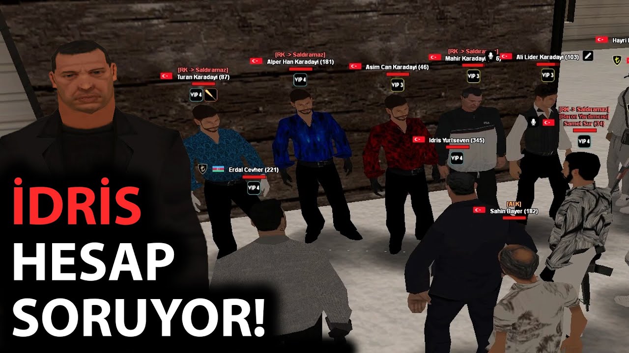 Janti Roleplay - İDRİS'DEN HESAP VAKTİ