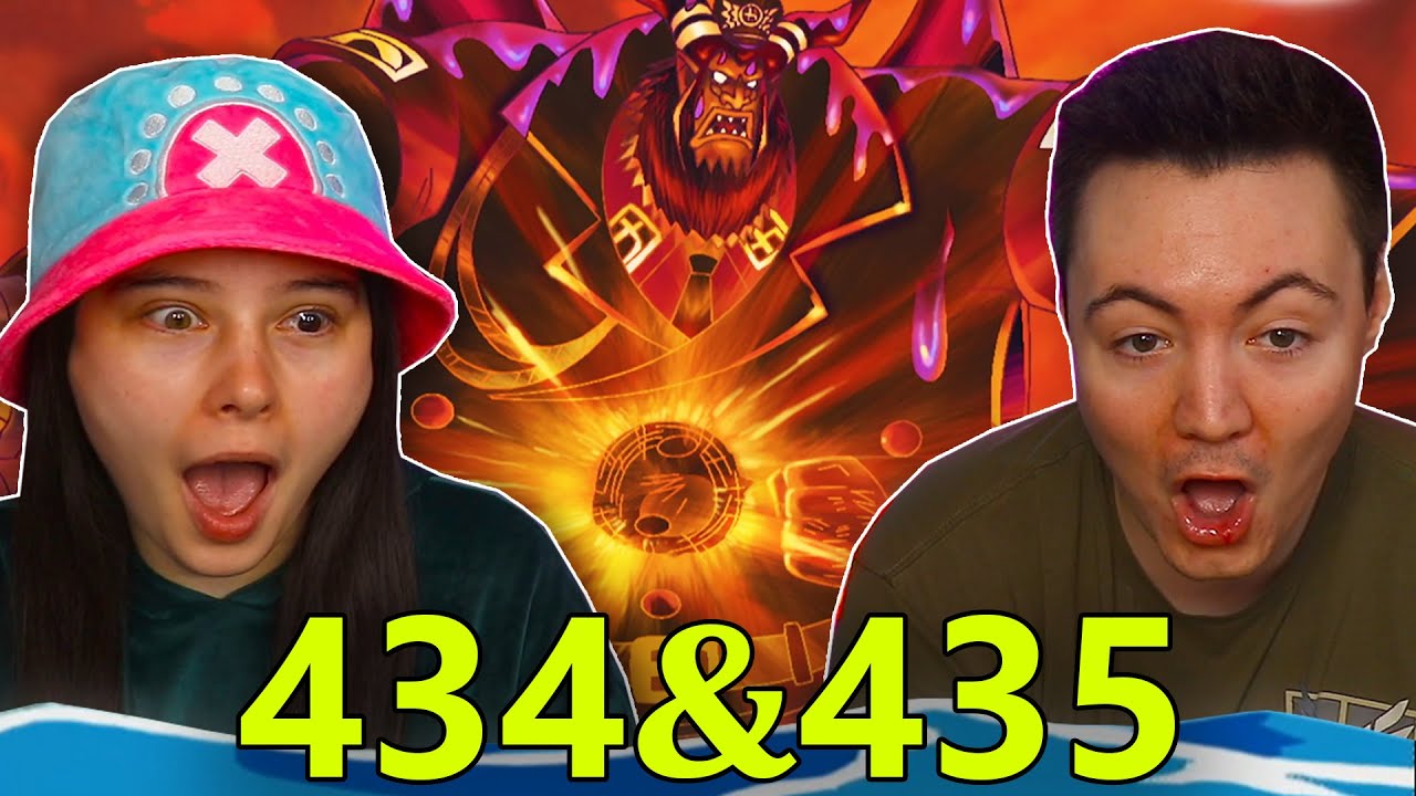 LUFFY VS MAGELLAN👒 One Piece Ep 434 & 435 REACTION & REVIEW