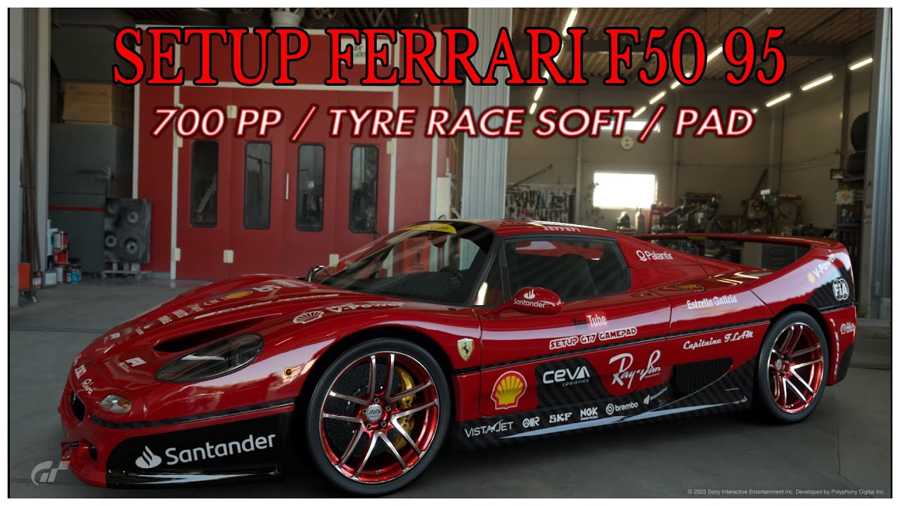 SETUP FERRARI F50 95 / 700 PP / TYRE RACE SOFT / PAD