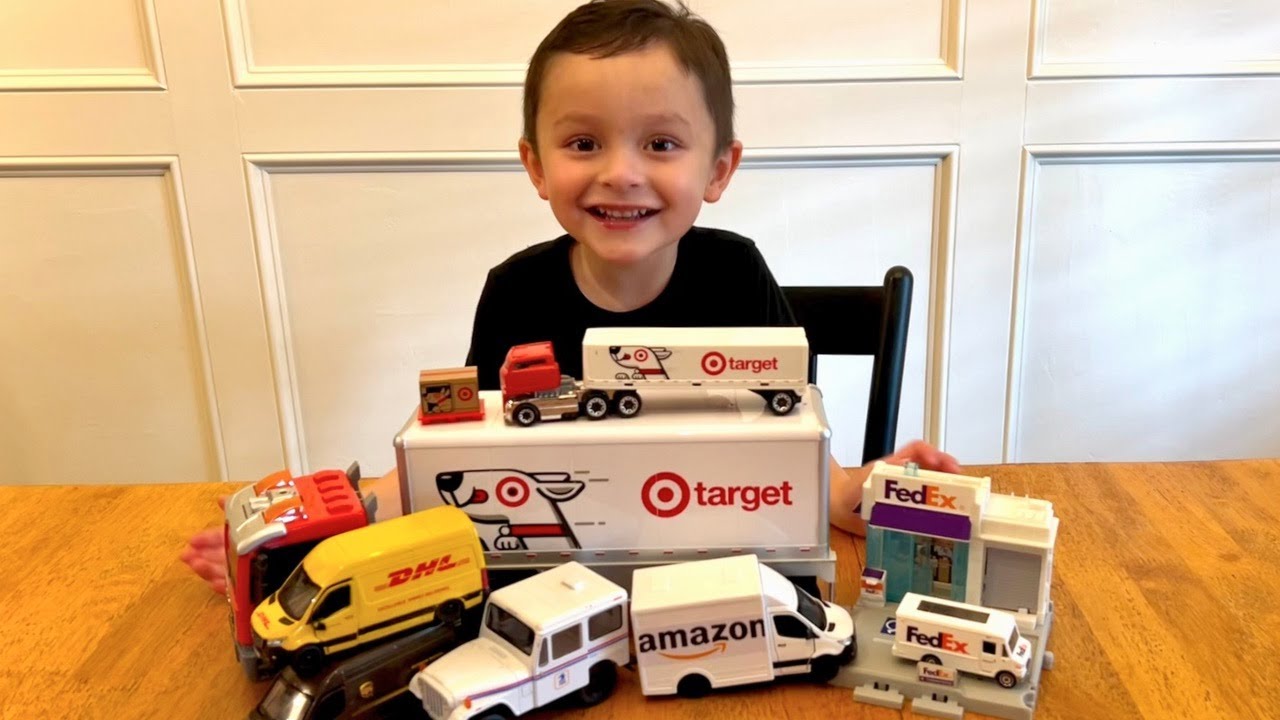 3-Year-Old’s BIG Delivery Truck Adventure! 🚚📦 | Amazon, FedEx, UPS & More!