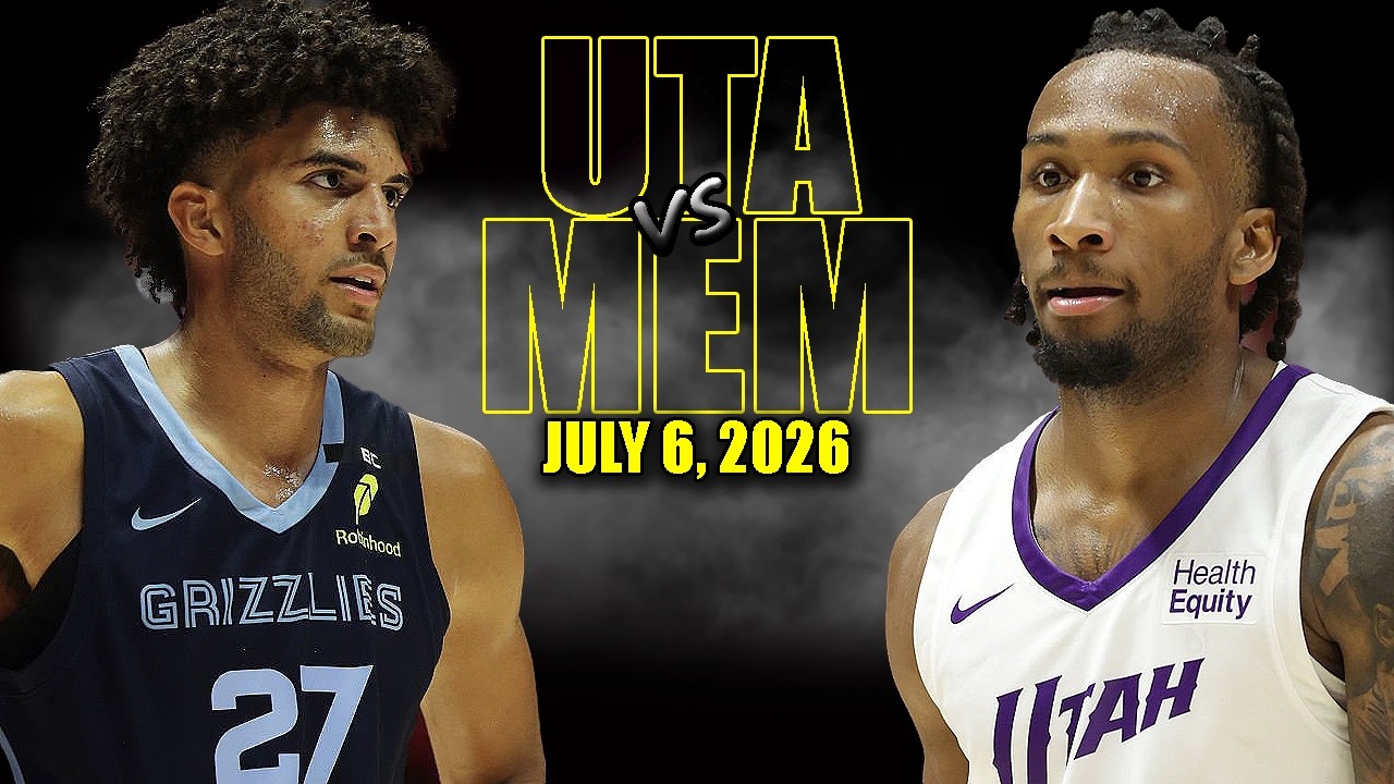 Memphis Grizzlies vs Utah Jazz Full Game Highlights - July 6, 2026 | NBA Summer League