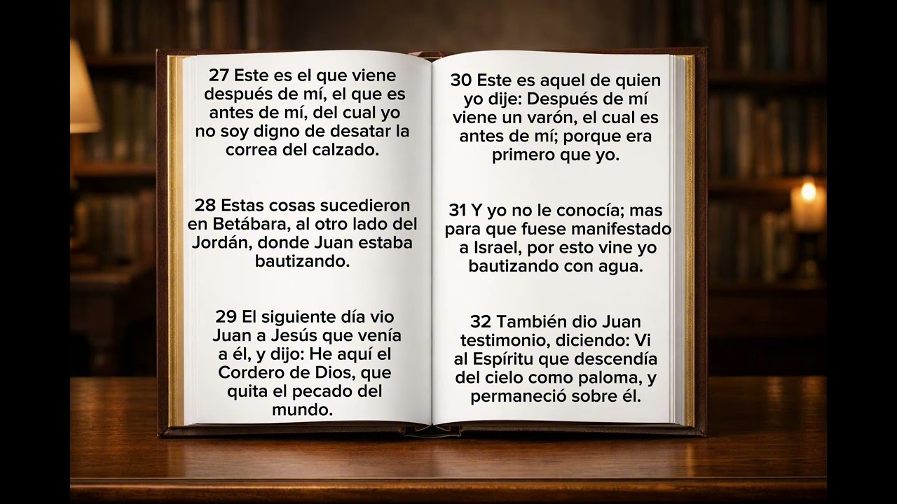 Biblia Hablada RVR1960 | Evangelio de Juan Capítulo 1