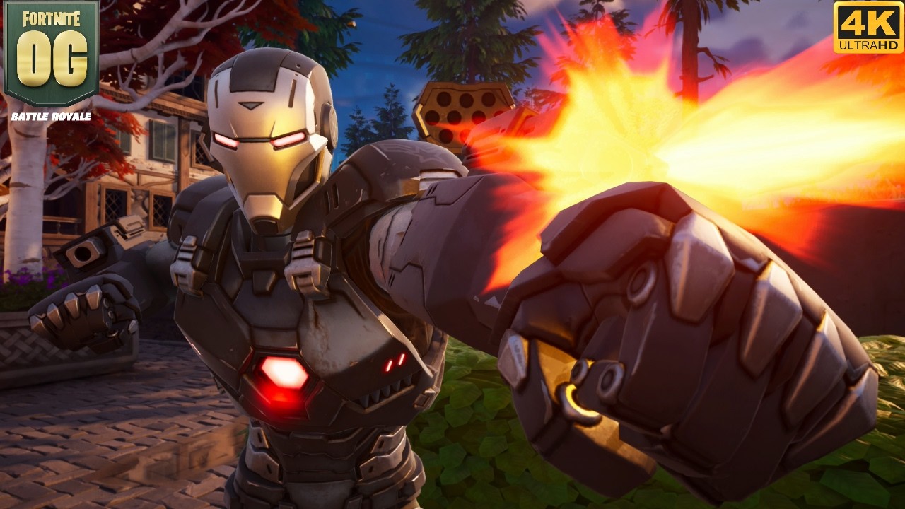 War Machine Gameplay 2026 - Fortnite OG Marvel Endgame (4K 60FPS)