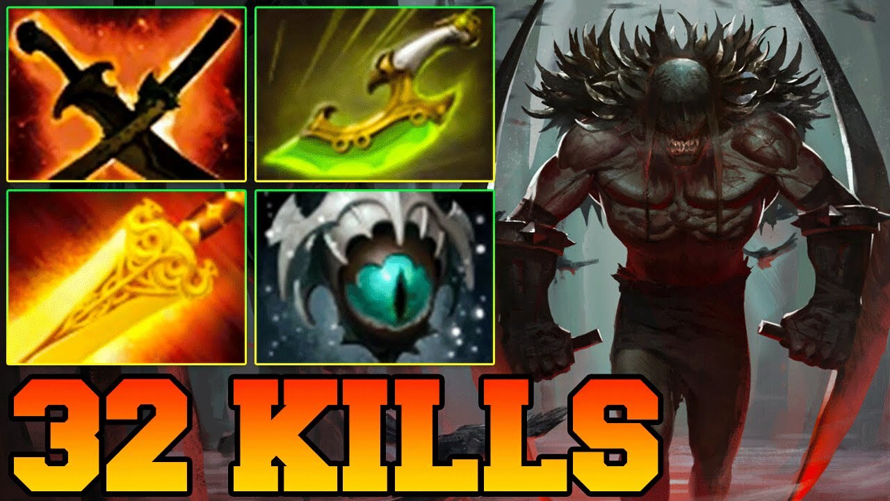 Ultra Kills + 32 Kills BloodSeeker Dota 2 Pro Gameplay Guide Best Item Build Carry 7.39 7.40