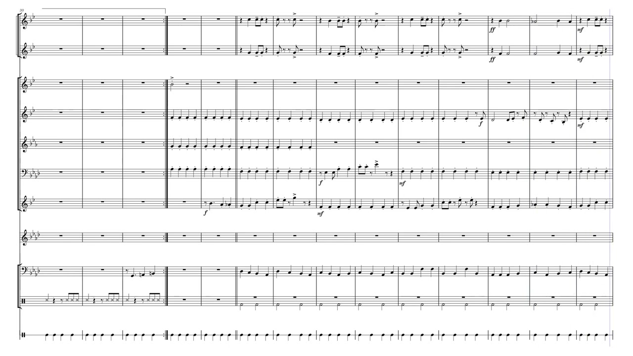 Thomas and The Trucks (Mike O'Donnell and Junior Campbell) arr. by Matija Rožič