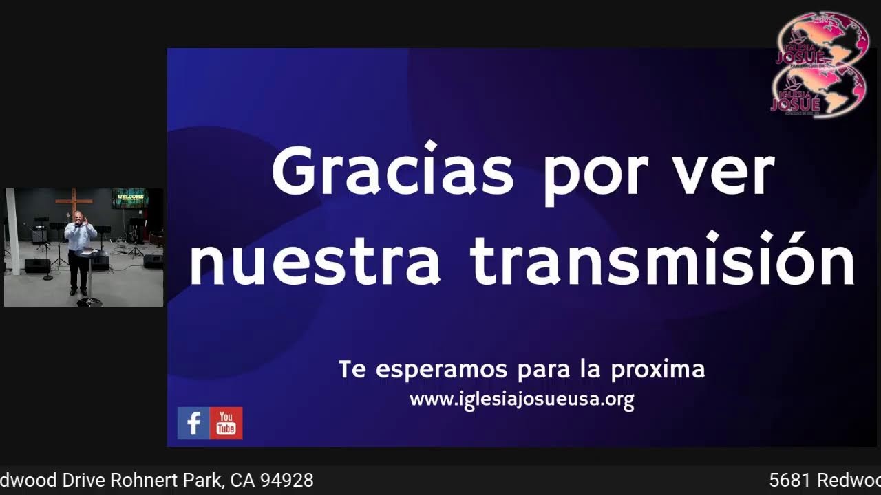 Bienvenido a nuestro Servicio Evangelistico 2.22.26
