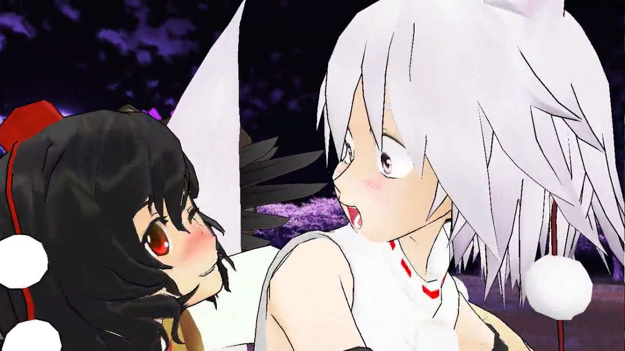 【東方MMD】Bad Apple!!天狗三人に踊らせてみた（東方三天狗）
