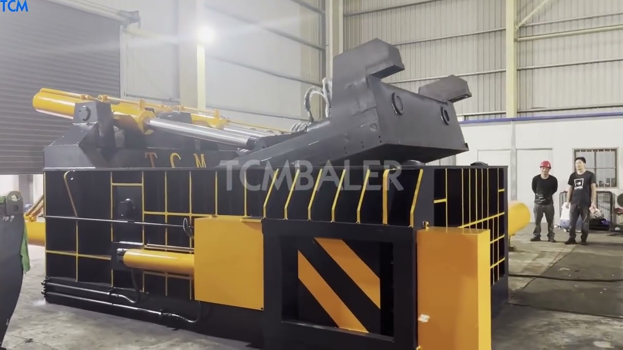 small steel baler