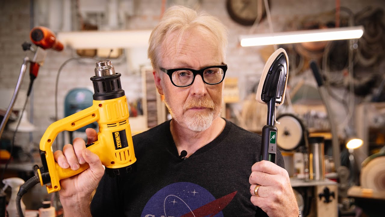 Adam Savage's Favorite Tools: Heat Gun and Iron!