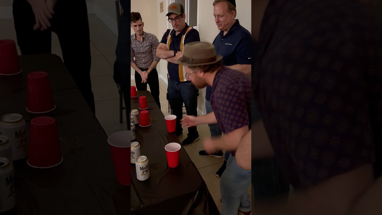 Flip cup. Classic game. Still fun at 40.