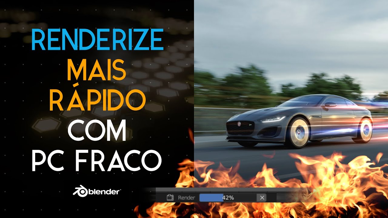 Como Renderizar Mais Rápido Com Pc Fraco Com o Blender/Cycles