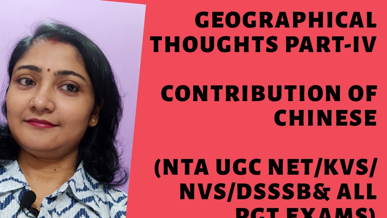 Contribution of Chinese in Geography