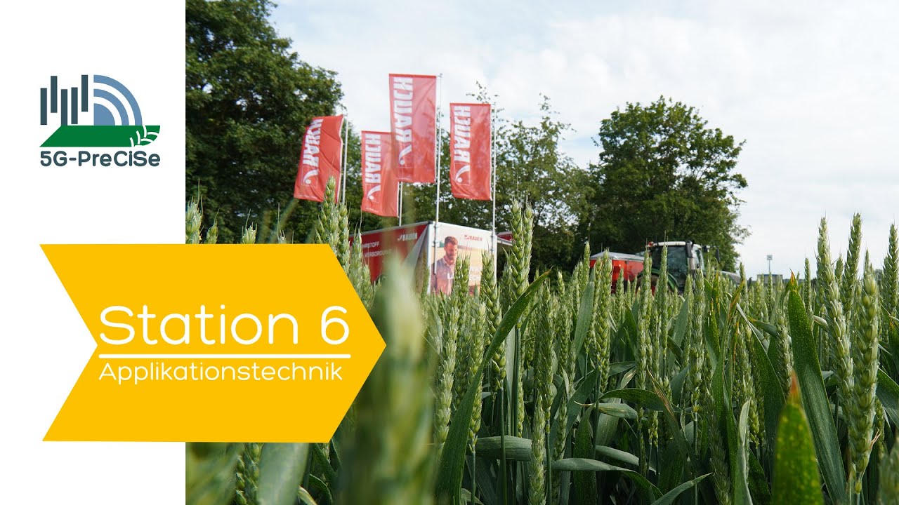 5G-PreCiSe Station 6: Moderne Applikationstechnik Mineraldünger
