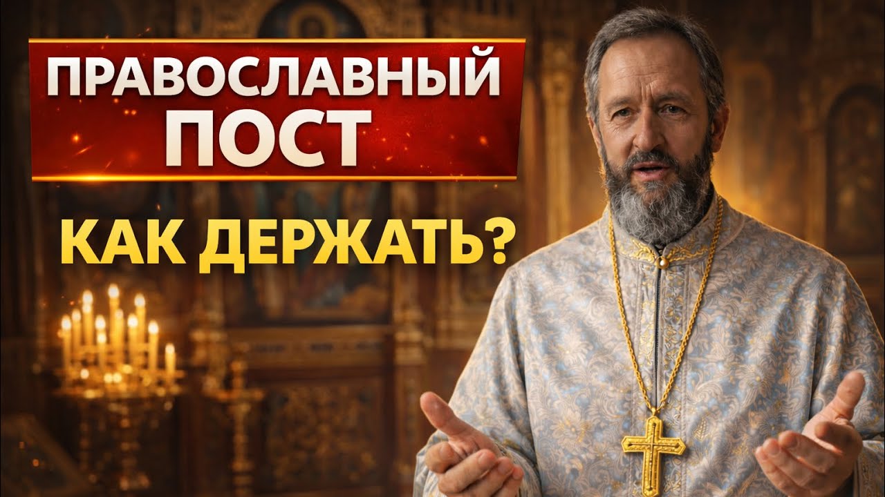 ПРАВОСЛАВНЫЙ ПОСТ  | КАК ДЕРЖАТЬ ПРАВИЛЬНО ?