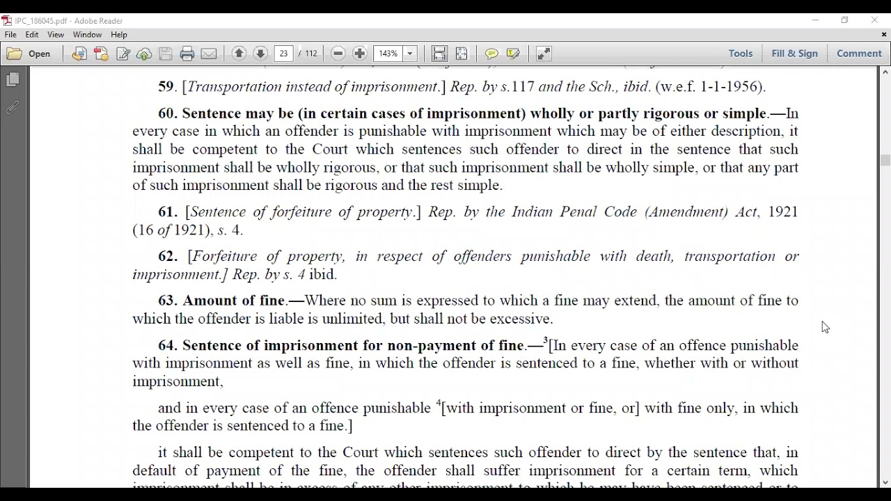 SECTION 56 TO 67 OF IPC