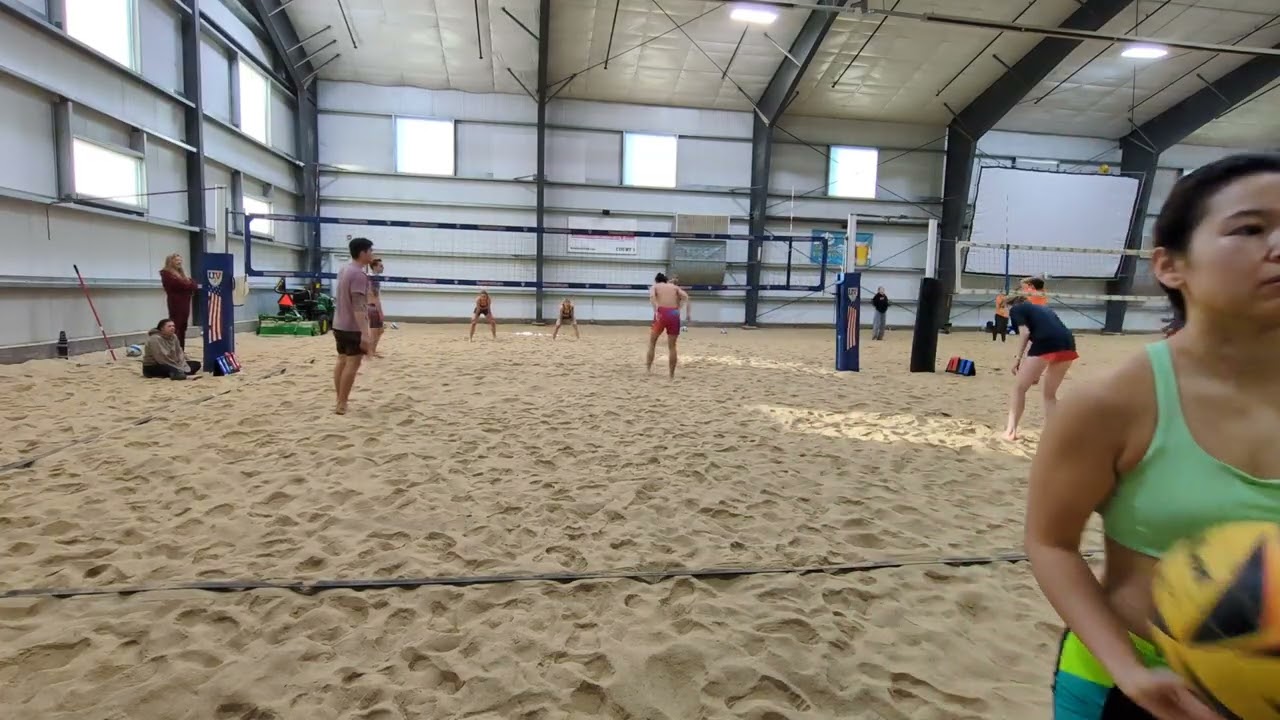 Sandbar Coed Quads Tournament 2/7 Pool Game 1 Set 2