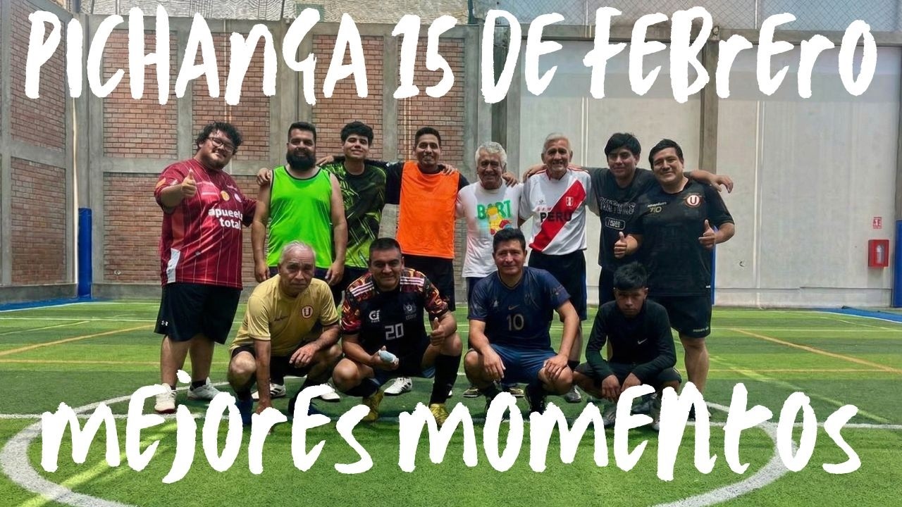 Los Pichangueros de Breña | Pichanga del 15 de febrero y show del arquero Mathías 🧤⚽