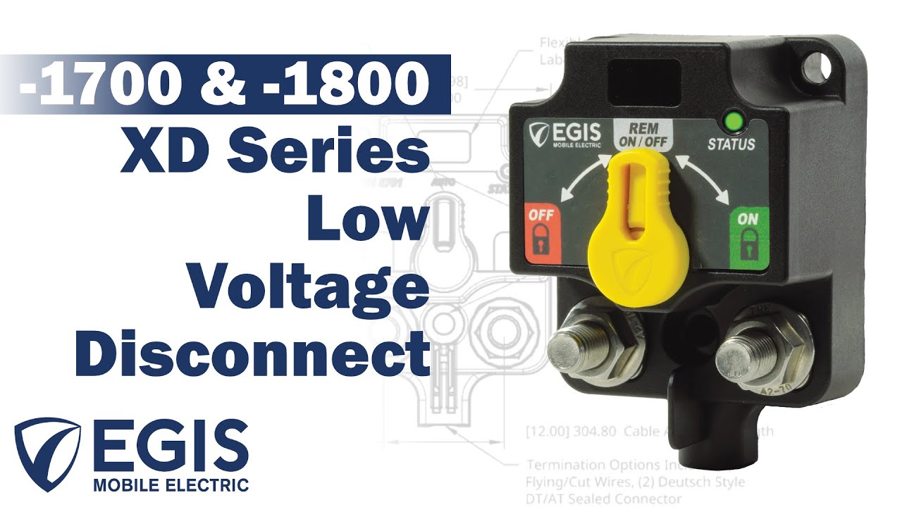 XD Series High Amp Low Voltage Disconnect - Release