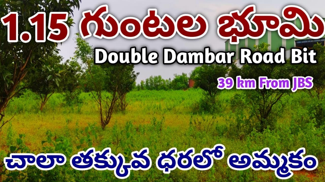 Near Gajwel||1.15 Acres Agriculture land for sale||#agriculture #realestate