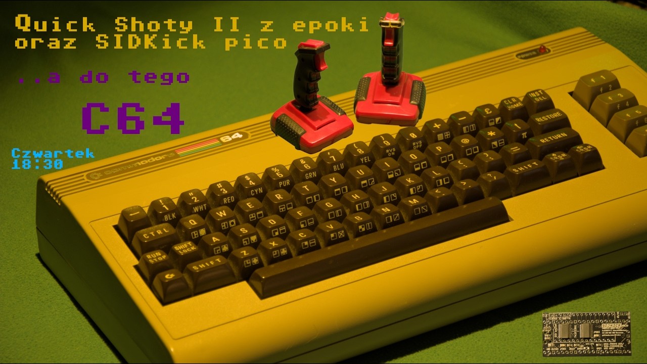 C64 + Naprawa Quick shot II