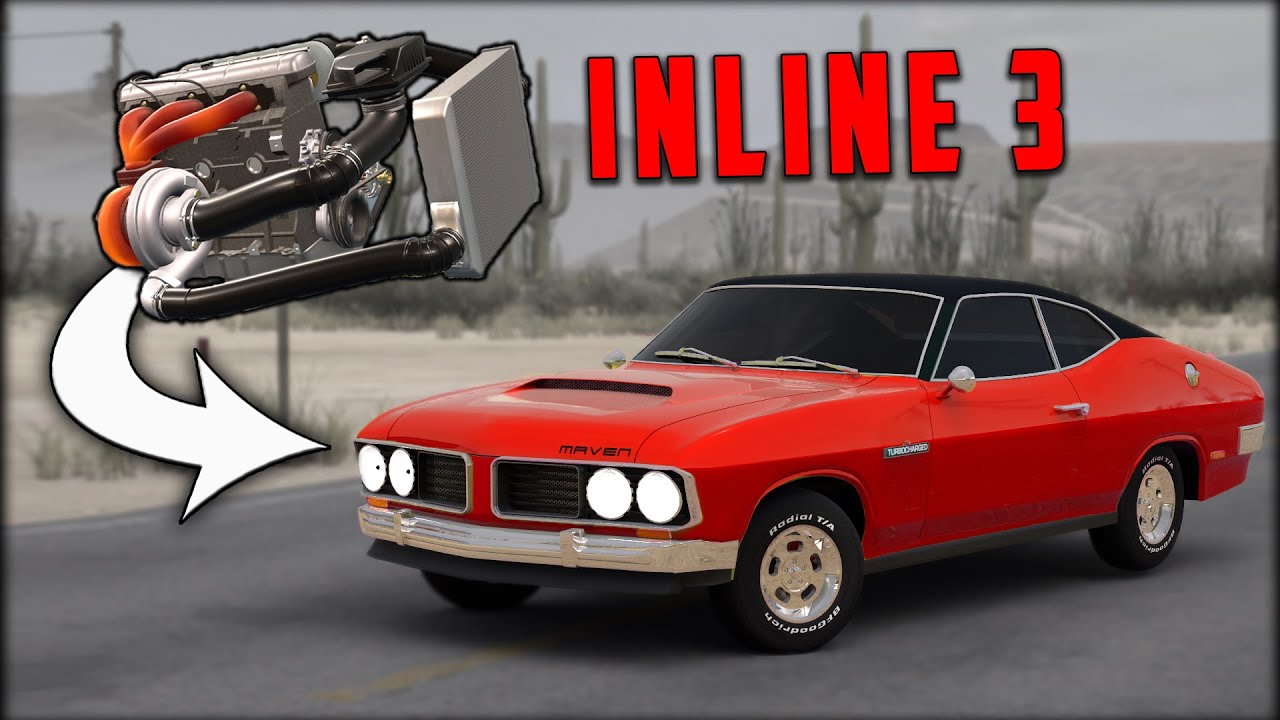Это трёхцилиндровый маслкар. ~ Автоматизация - BeamNG
