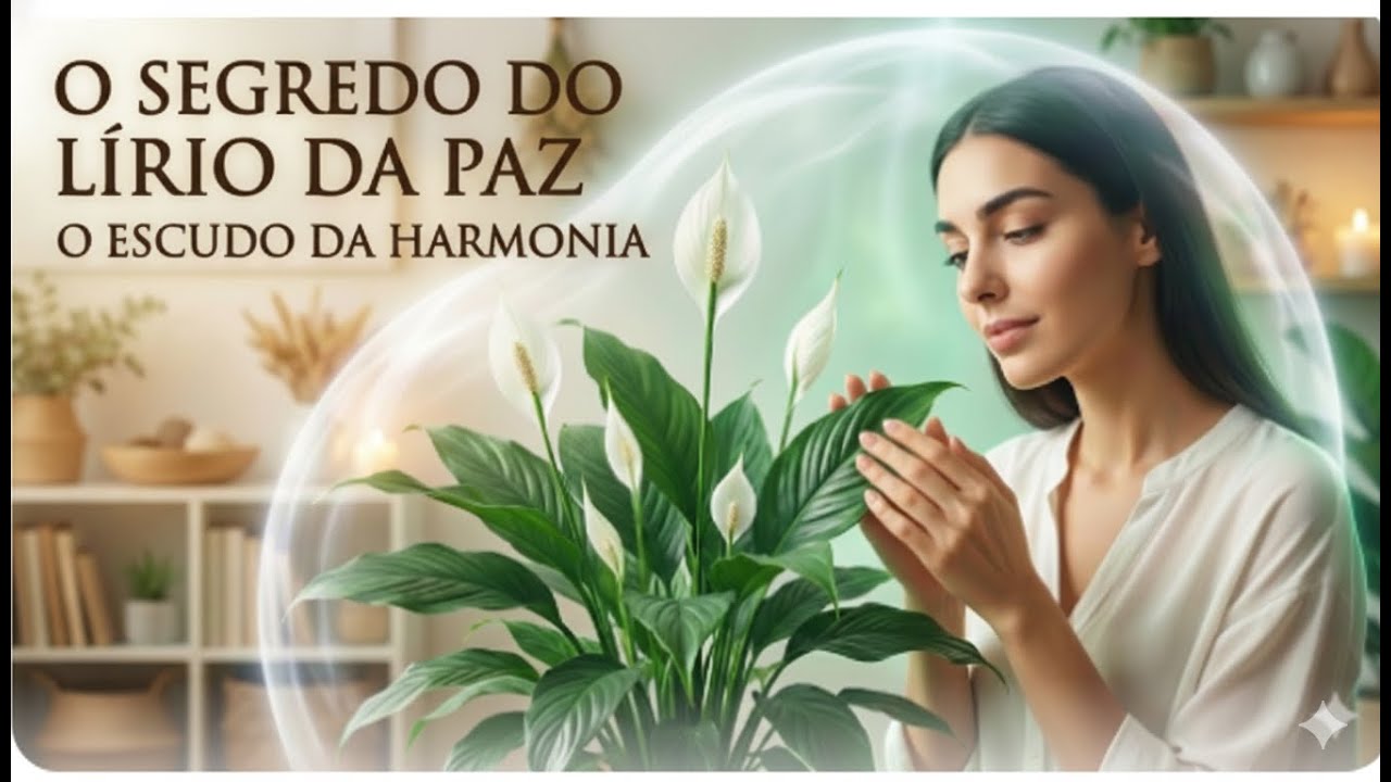 O Poder Espiritual do LÍRIO DA PAZ | O Segredo para HARMONIA e Proteção da Casa