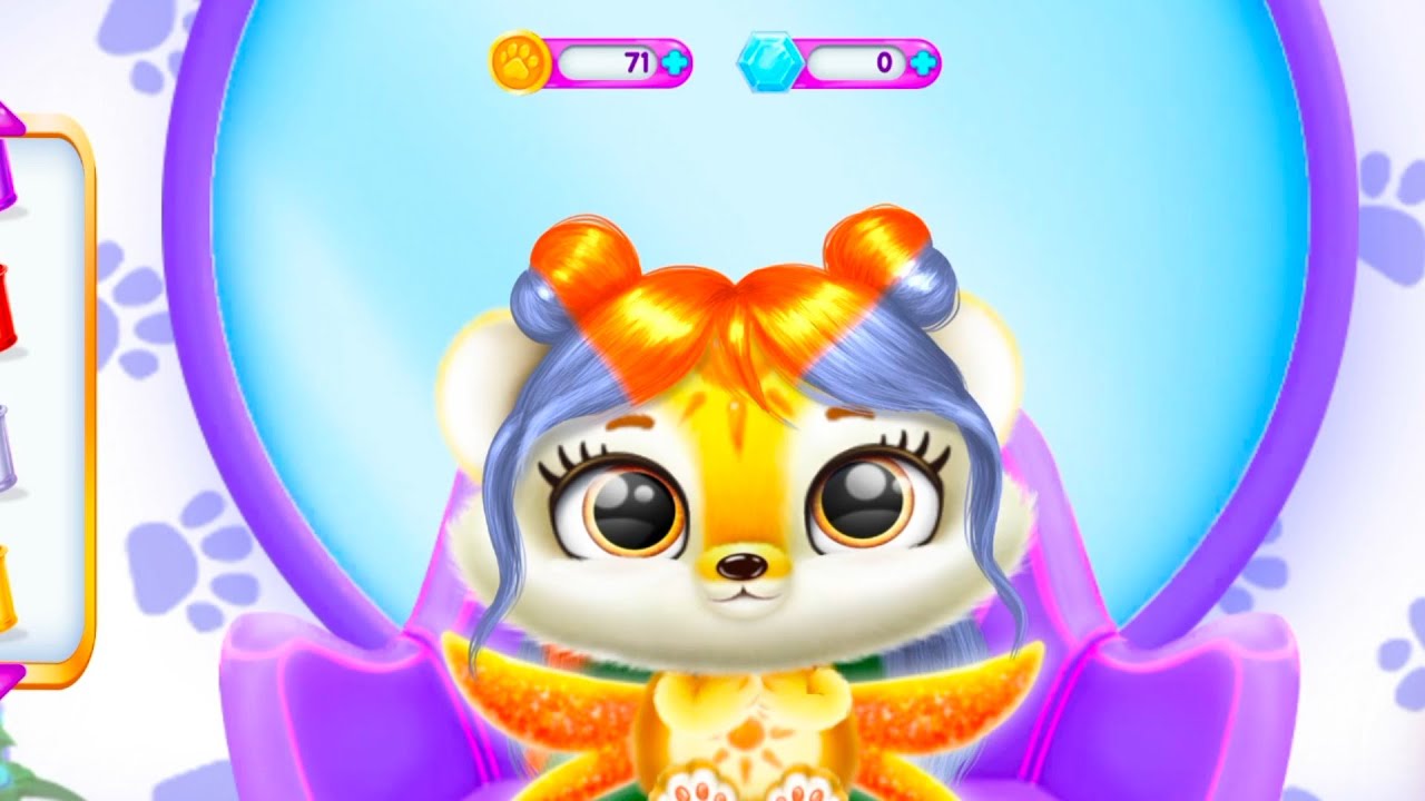 Fluvsies hair salon gameplay new colours 