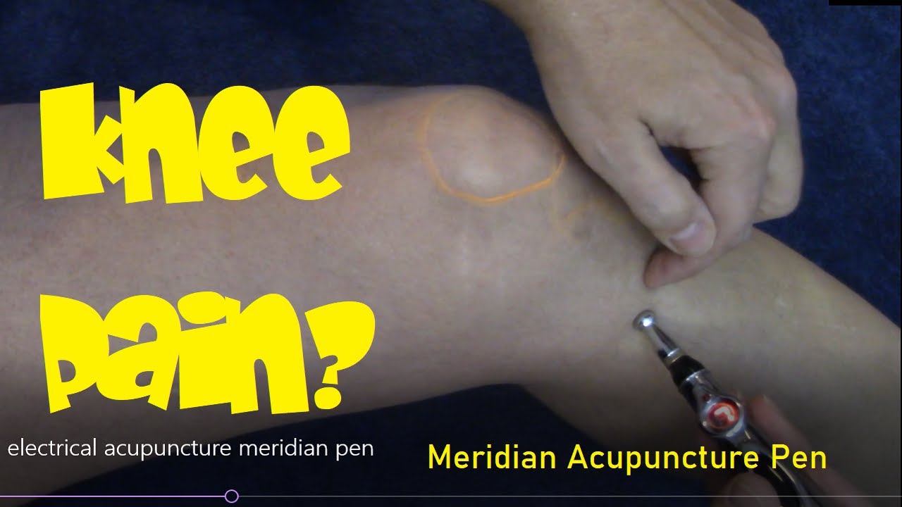 Knee pain and the electrical acupuncture meridian pen